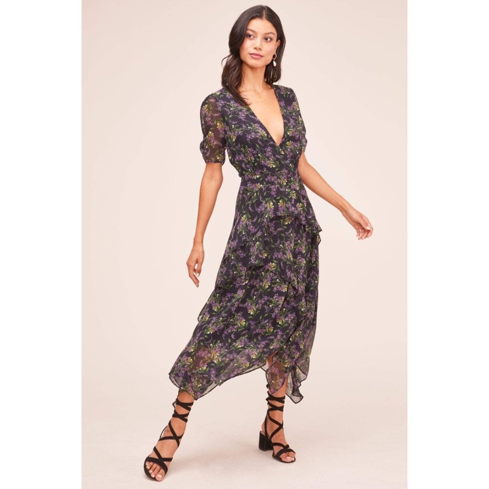 ASTR Tiered Maxi Dress Size XS